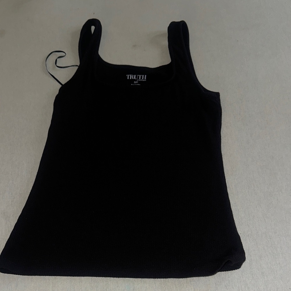 Womens Size Small Truth Classic Black Tank Top.